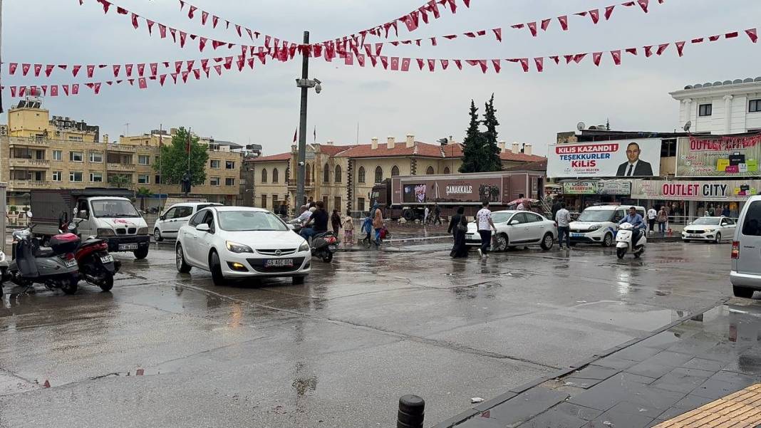 Kilis'te sağanak etkili oldu 6